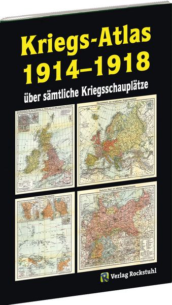 Produktbild: KRIEGS-ATLAS 1914-1918 - &uuml;ber s&auml;mtliche Kriegsschaupl&auml;tze