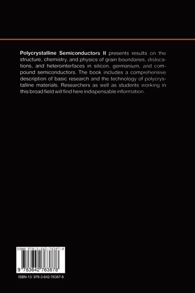 Produktbild: Polycrystalline Semiconductors II