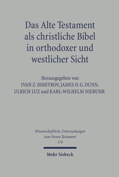 Produktbild: Das Alte Testament als christliche Bibel in orthodoxer und westlicher Sicht
