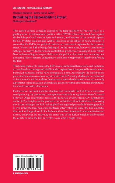 Produktbild: Rethinking the Responsibility to Protect