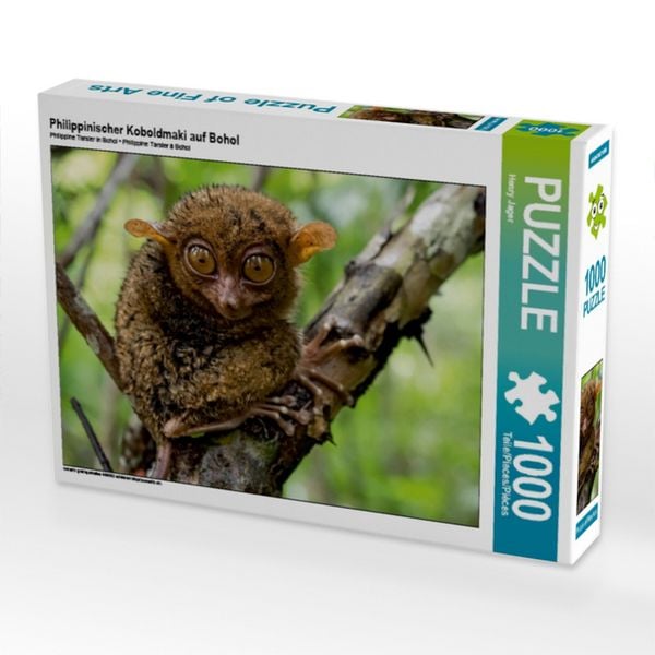 Produktbild: CALVENDO Puzzle Philippinischer Koboldmaki auf Bohol | 1000 Teile Lege-Gr&ouml;&szlig;e 64x48cm Foto-Puzzle f&uuml;r gl&uuml;ckliche Stunden