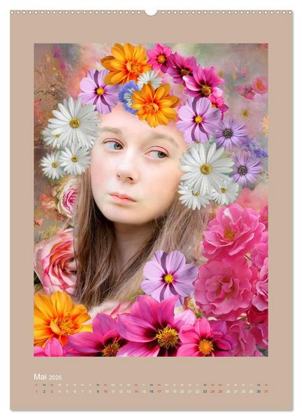 Produktbild: Blumen Melodie (Wandkalender 2026 DIN A2 hoch), CALVENDO Monatskalender