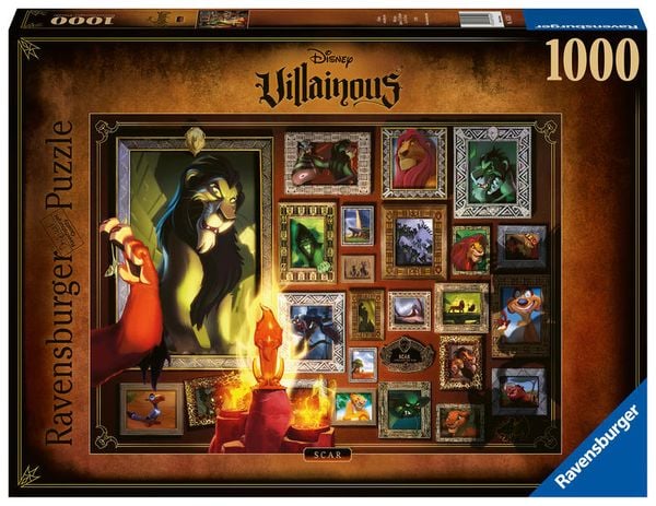 Puzzle Ravensburger WD: Villainous: Scar 1000 Teile