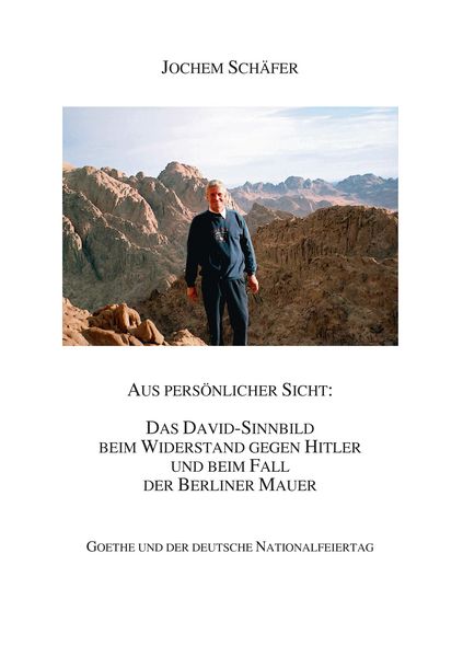 Produktbild: Aus pers&ouml;nlicher Sicht: Das David-Sinnbild beim Widerstand gegen Hitler und beim Fall der Berliner Mauer