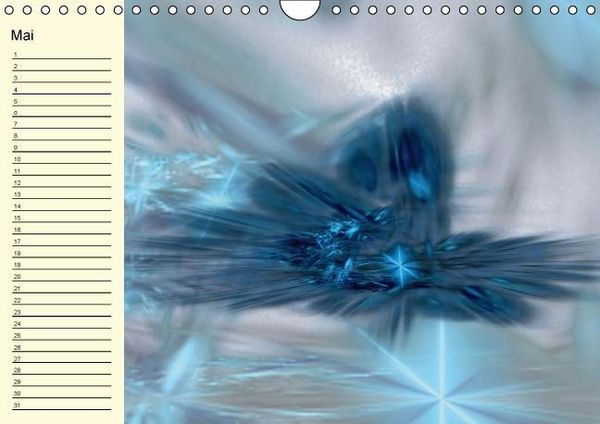 Produktbild: Fraktale Kunst 2/Geburtstagskalender (Wandkalender immerw&auml;hrend DIN A4 quer)