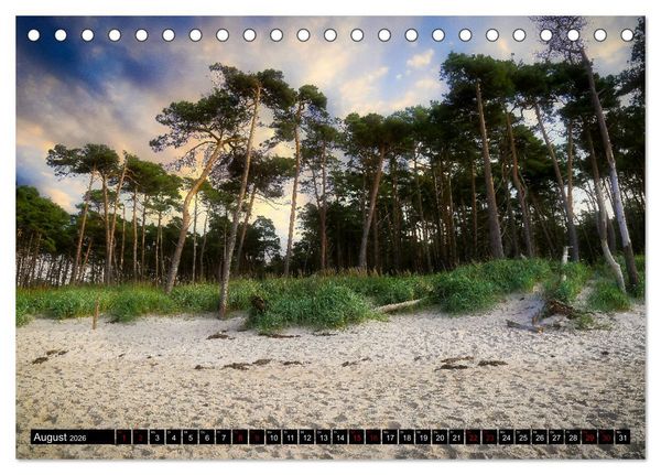 Produktbild: Fischland - Dar&szlig;- Zingst (Tischkalender 2026 DIN A5 quer), CALVENDO Monatskalender