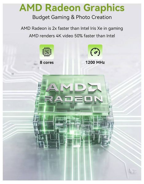 Produktbild: GMKtec Mini PC G11 AMD Ryzen&trade; Embedded R2514 16+256GB AMD Ryzen Embedded R2514 3.7GHz 16GB RAM 256GB SSD AMD Radeon Graphics Win