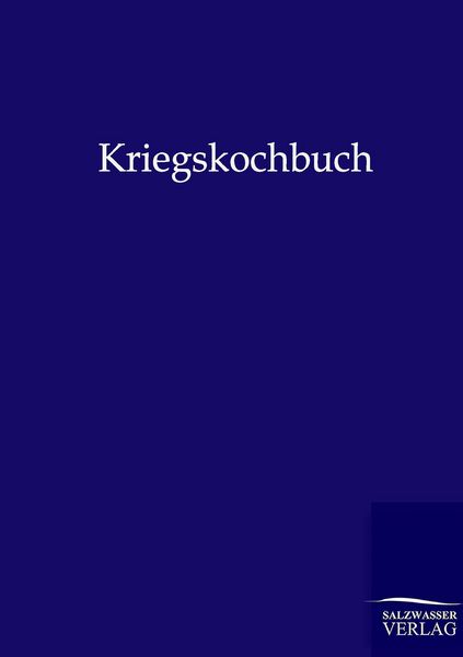 Produktbild: Kriegskochbuch