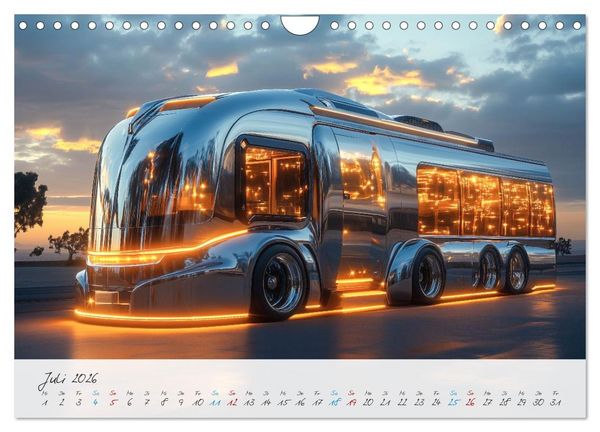 Produktbild: Giganten der Stra&szlig;e (Wandkalender 2026 DIN A4 quer), CALVENDO Monatskalender