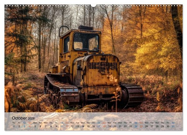 Produktbild: Old machine - nobody's child (Wall Calendar 2026 DIN A2 landscape), CALVENDO 12 Month Wall Calendar