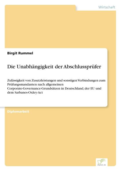 Produktbild: Die Unabh&auml;ngigkeit der Abschlusspr&uuml;fer