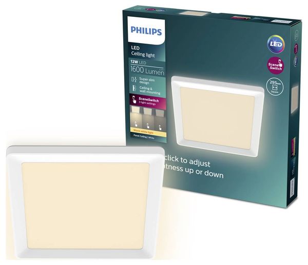 Produktbild: Philips SceneSwitch 8720169347892 LED-Panel 12W Warmwei&szlig; Wei&szlig;