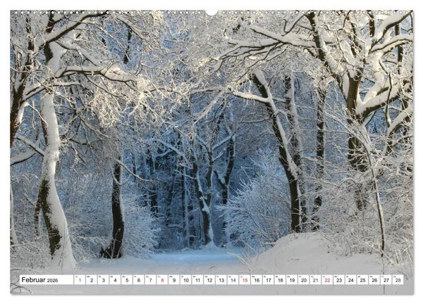 Produktbild: Winterm&auml;rchen Landschaften im Schnee (hochwertiger Premium Wandkalender 2026 DIN A2 quer), Kunstdruck in Hochglanz