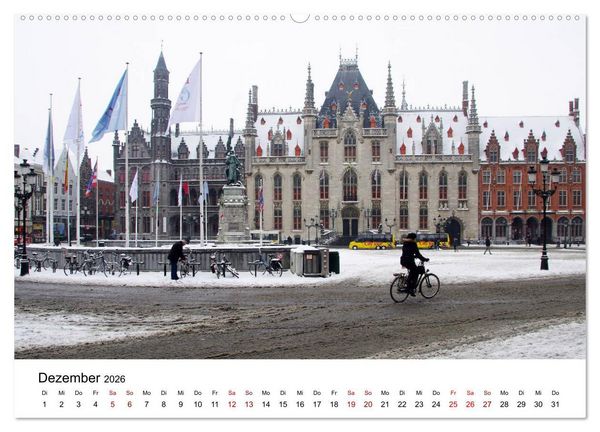 Produktbild: Br&uuml;gge - Eine mittelalterliche Stadt (Wandkalender 2026 DIN A2 quer), CALVENDO Monatskalender