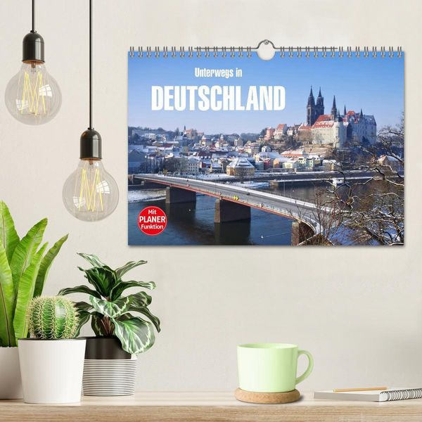 Produktbild: Unterwegs in Deutschland (Wandkalender 2026 DIN A4 quer), CALVENDO Monatskalender