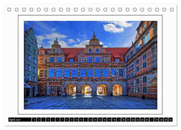 Produktbild: Danzig Gdansk (Tischkalender 2026 DIN A5 quer), CALVENDO Monatskalender