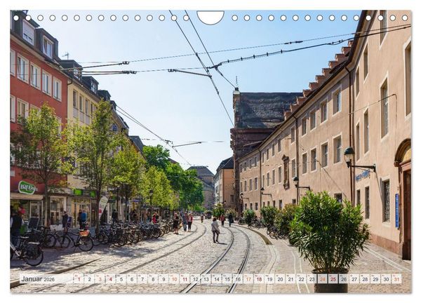 Produktbild: Freiburg im Breisgau Impressionen (Wandkalender 2026 DIN A4 quer), CALVENDO Monatskalender