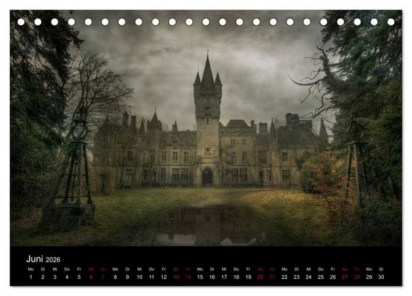 Produktbild: Auch von au&szlig;en haben Lost Places ihren Charme (Tischkalender 2026 DIN A5 quer), CALVENDO Monatskalender