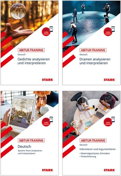 Produktbild: STARK Deutsch Vorteilspaket - Abitur-Training - Er&ouml;rtern und Sachtexte, Lyrik, Epik, Dramen