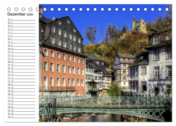 Produktbild: Faszination Eifel (Tischkalender 2026 DIN A5 quer), CALVENDO Monatskalender