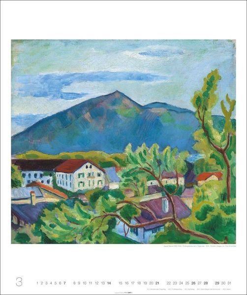 Produktbild: August Macke Edition Kalender 2027