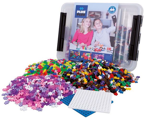 Produktbild: PLUS PLUS 2400 Kreativ Bausteine BOX