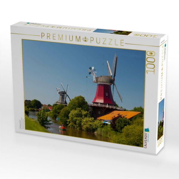 Produktbild: CALVENDO Puzzle Zwillingsm&uuml;hlen | 1000 Teile Lege-Gr&ouml;&szlig;e 64x48cm Foto-Puzzle f&uuml;r gl&uuml;ckliche Stunden