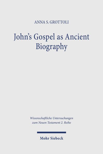 Produktbild: John&rsquo;s Gospel as Ancient Biography