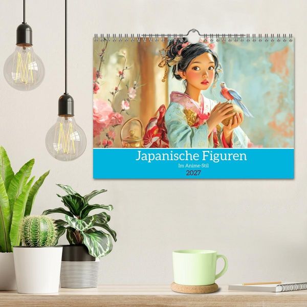 Produktbild: Japanische Figuren - Im Anime-Stil (Wandkalender 2027 DIN A4 quer), CALVENDO Monatskalender