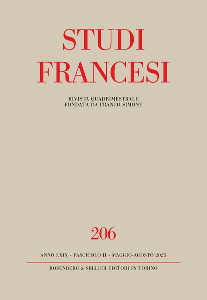 Produktbild: Studi Francesi 206