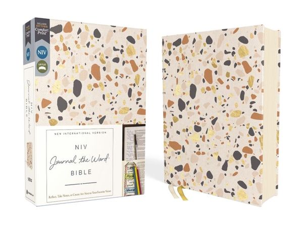 Niv, Journal the Word Bible (Perfect for Note-Taking), Cloth Over Board, Cream, Red Letter, Comfort Print, Gebundene Ausgabe von Zondervan, Zondervan,