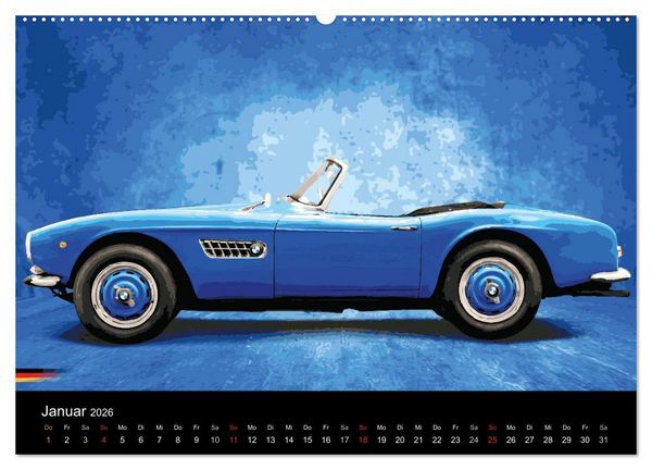 Produktbild: DIE GLORREICHEN ZW&Ouml;LF (Wandkalender 2026 DIN A2 quer), CALVENDO Monatskalender