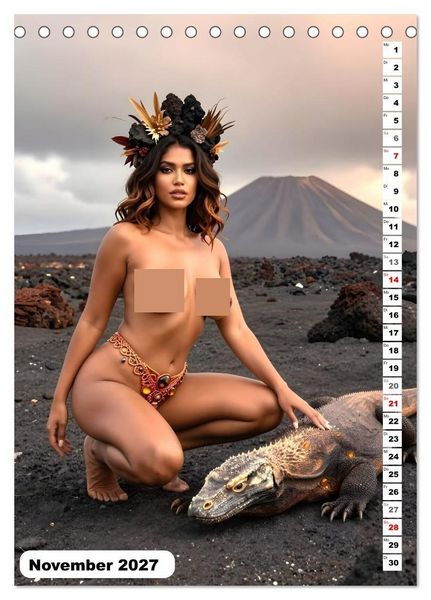Produktbild: Wilde Kronen (Tischkalender 2027 DIN A5 hoch), CALVENDO Monatskalender