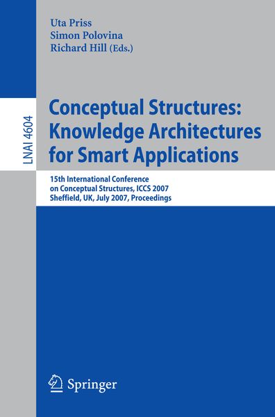 Produktbild: Conceptual Structures: Knowledge Architectures for Smart Applications
