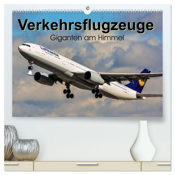 Produktbild: Verkehrsflugzeuge (hochwertiger Premium Wandkalender 2026 DIN A2 quer), Kunstdruck in Hochglanz