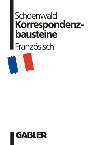 Produktbild: Korrespondenzbausteine Franz&ouml;sisch