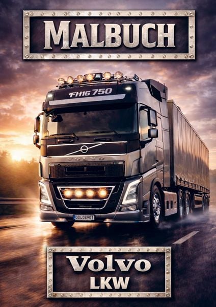 Produktbild: Malbuch, Volvo-Lkw