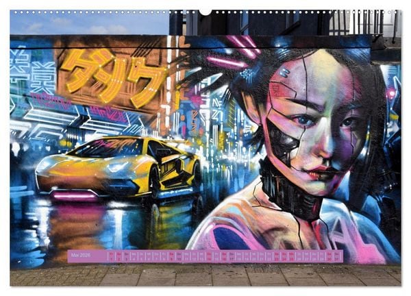 Produktbild: Street Art in London - cool, stylisch und hochprofessionell (Wandkalender 2026 DIN A2 quer), CALVENDO Monatskalender