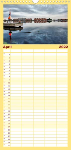 Produktbild: Wilhelmshaven - Familienplaner hoch (Wandkalender 2022 , 21 cm x 45 cm, hoch)