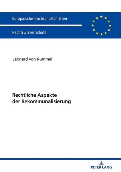 Produktbild: Rechtliche Aspekte der Rekommunalisierung