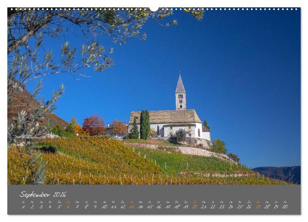 Produktbild: Romantisches S&uuml;dtirol (hochwertiger Premium Wandkalender 2026 DIN A2 quer), Kunstdruck in Hochglanz