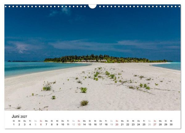 Produktbild: Malediven &ndash; Das Paradies im Indischen Ozean III (Wandkalender 2027 DIN A3 quer), CALVENDO Monatskalender