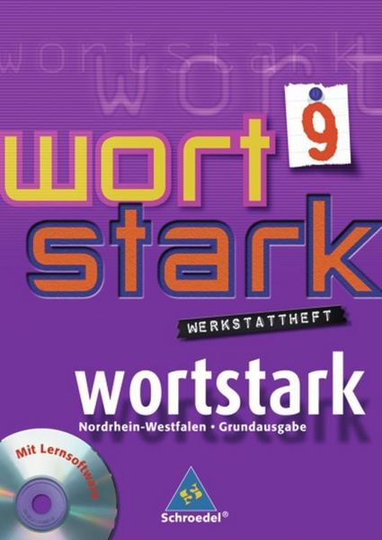 Produktbild: wortstark 9 HS 2008 NRW m. CD-ROM