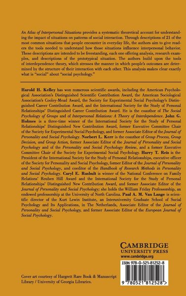 Produktbild: An Atlas of Interpersonal Situations