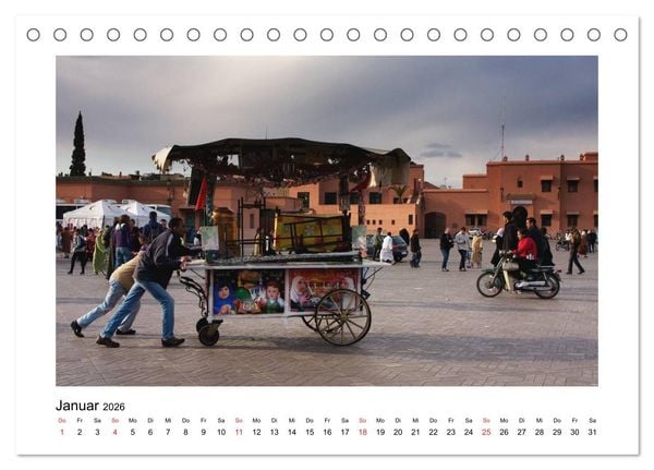 Produktbild: Marokko (Tischkalender 2026 DIN A5 quer), CALVENDO Monatskalender