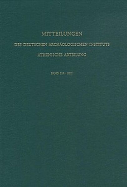 Produktbild: Mitteilungen des Deutschen Arch&auml;ologischen Instituts, Athenische Abteilung