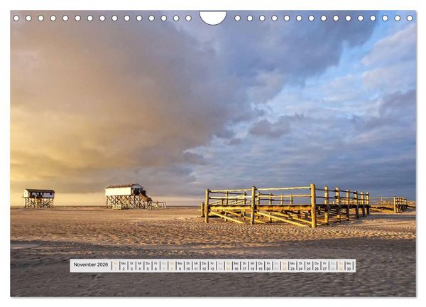 Produktbild: St. Peter-Ording (Wandkalender 2026 DIN A4 quer), CALVENDO Monatskalender