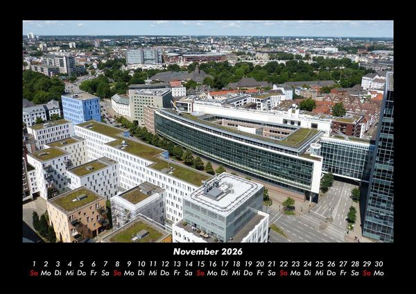 Produktbild: Hamburg 2026 Fotokalender DIN A3