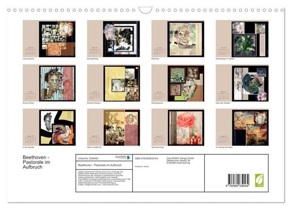 Produktbild: Beethoven - Pastorale im Aufbruch (Wandkalender 2027 DIN A3 quer), CALVENDO Monatskalender
