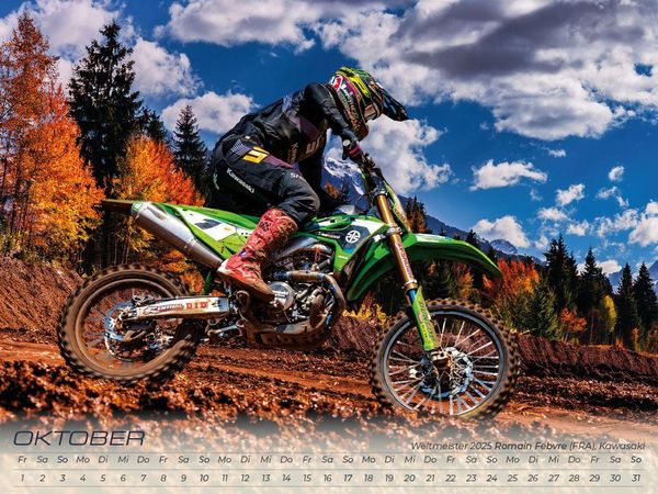Produktbild: Motocross Artwork Edition Kalender 2027